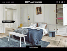 Tablet Screenshot of hay-amsterdam.com